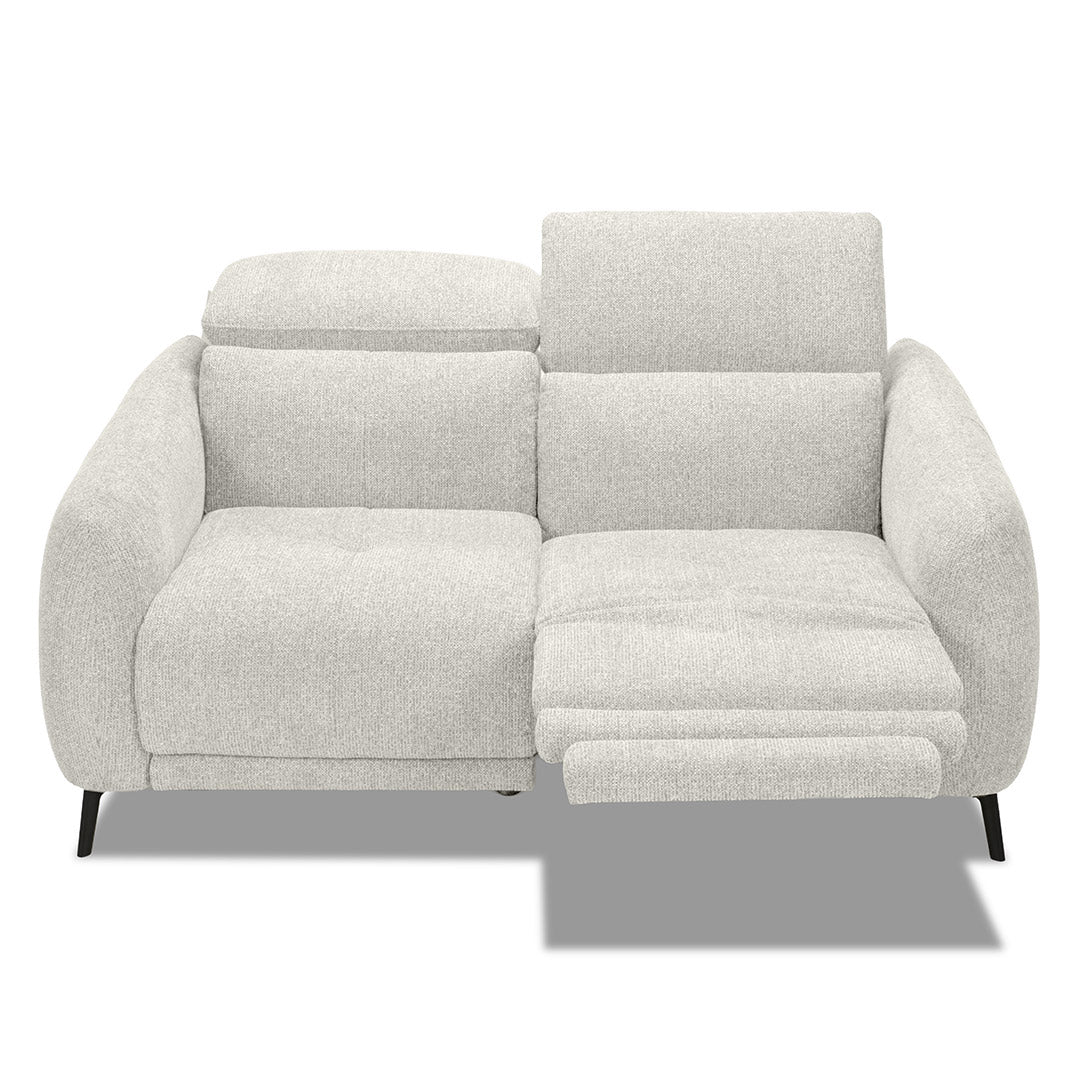 Portman 2 Seat Dual Recliner Sofa - Light Grey