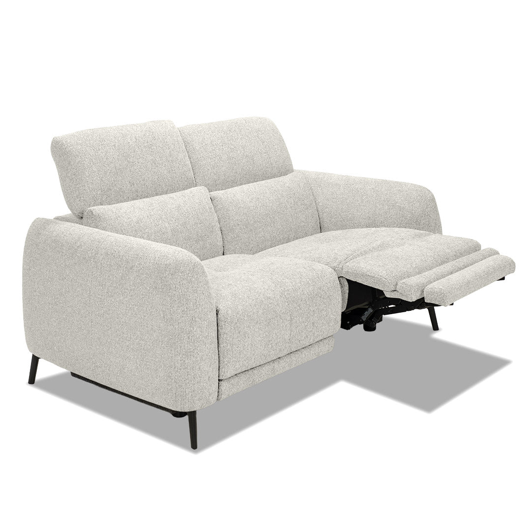 Portman 2 Seat Dual Recliner Sofa - Light Grey