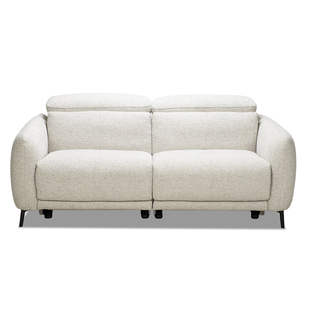 Portman 3 Seat Dual Recliner Sofa - Light Grey