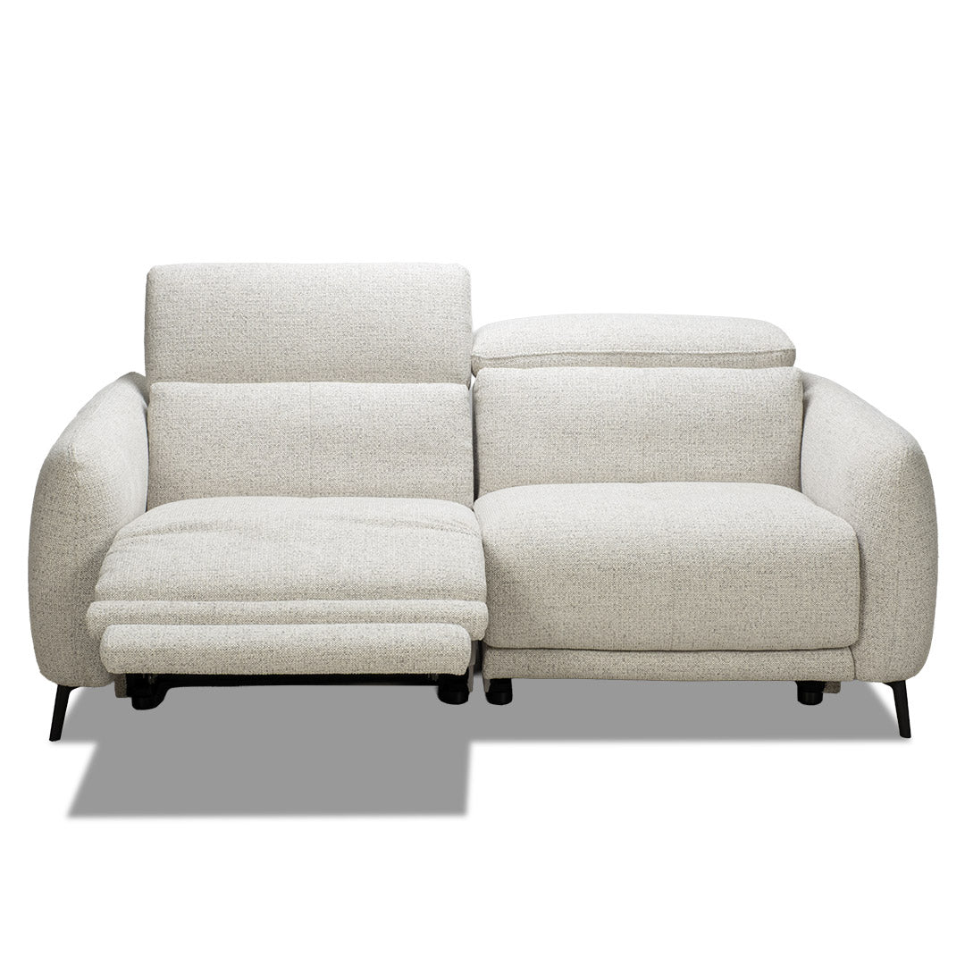 Portman 3 Seat Dual Recliner Sofa - Light Grey