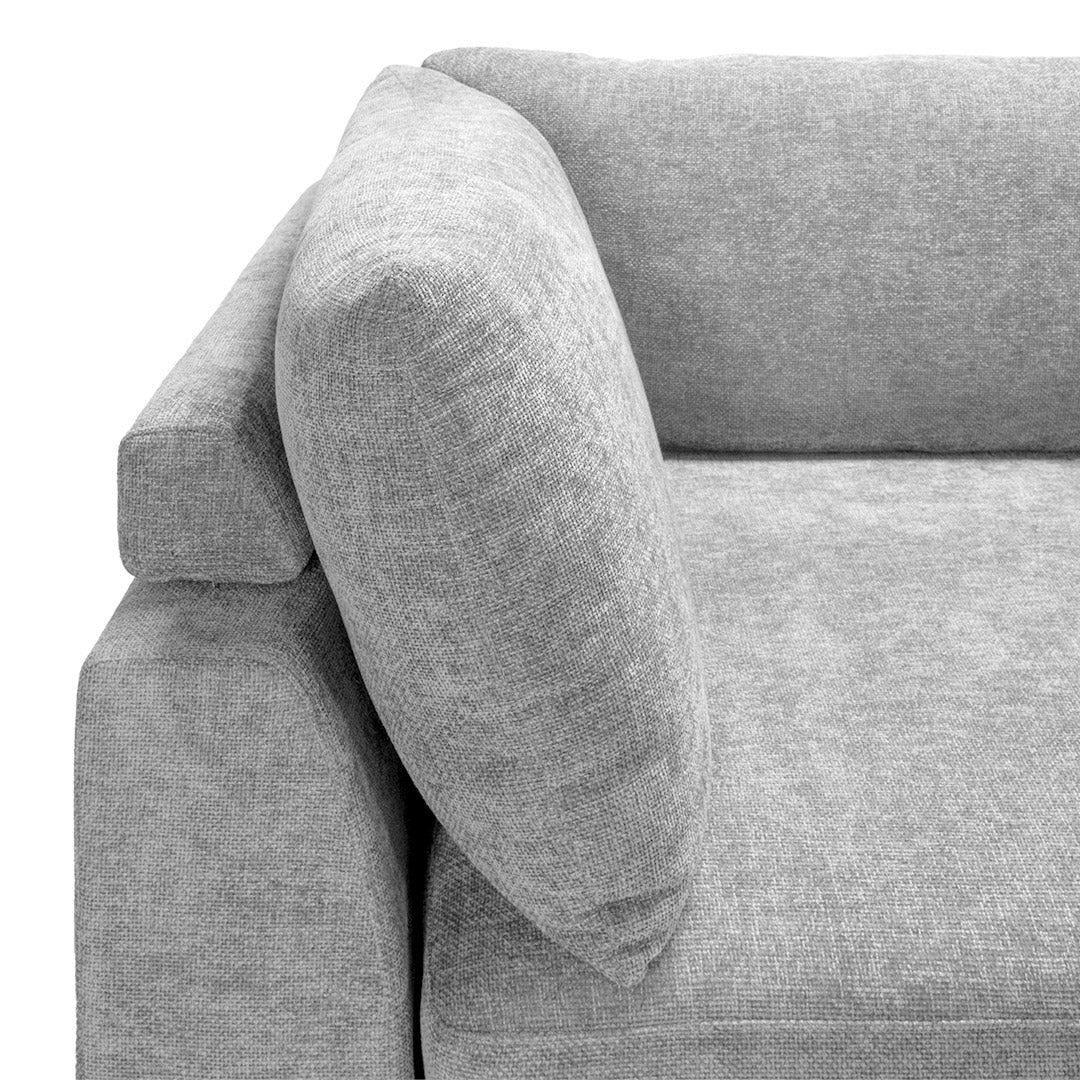 Portofino 4 Seat Modular with Ottoman - Grey