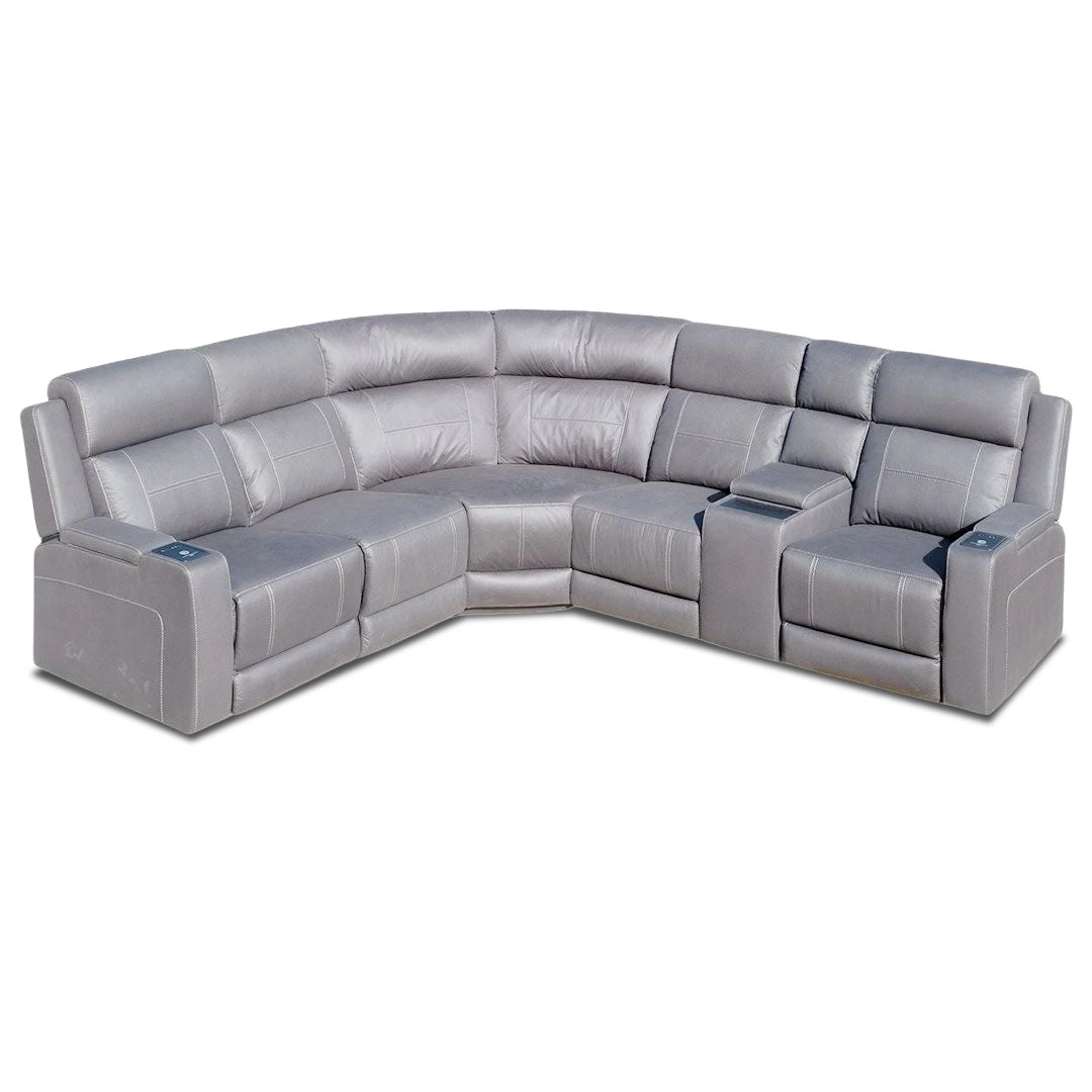 Quinn 5 Seat Electric Modular - Ash