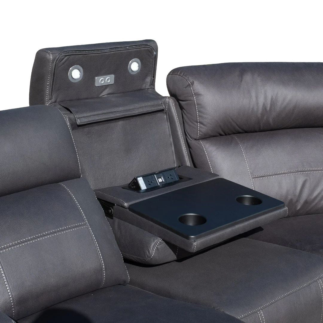 Quinn Recliner Chaise - Jet