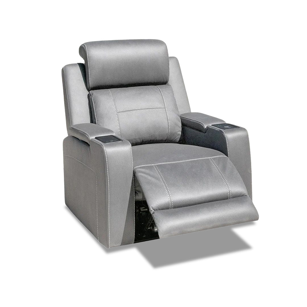 Quinn Dual Electric 1 Seater - Ash