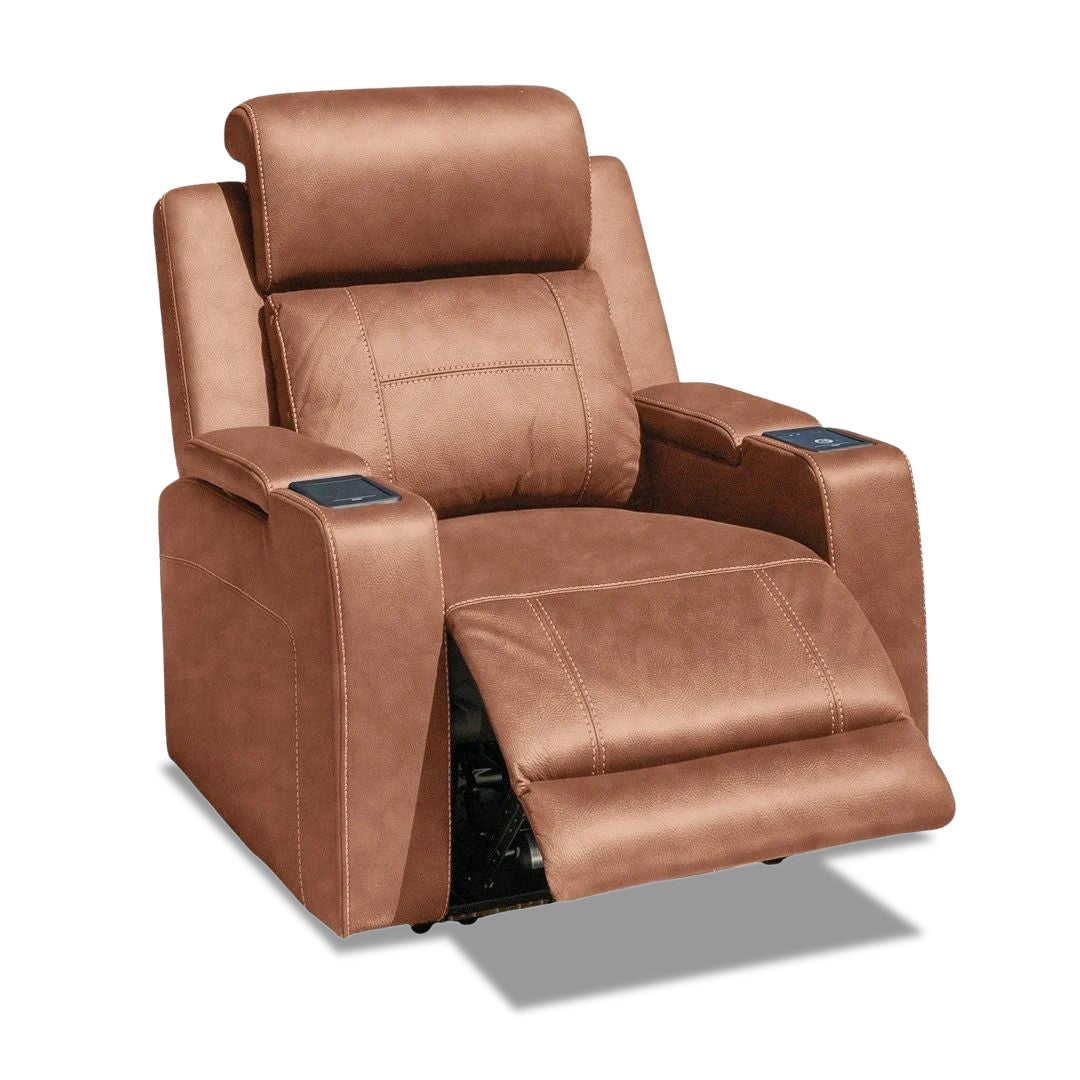 Quinn Dual Electric 1 Seater - Tan