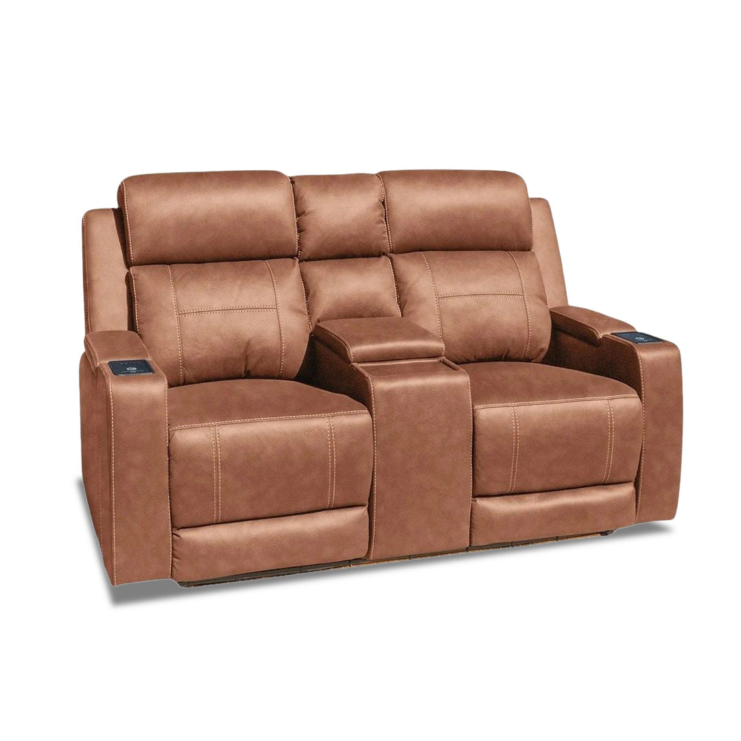 Quinn Dual Electric 2 Seater - Tan