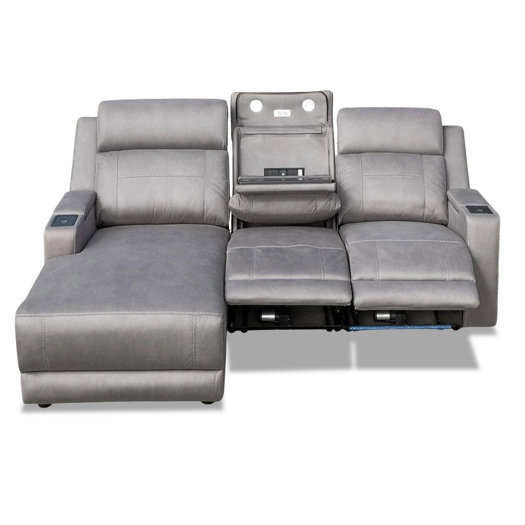 Quinn Recliner Chaise - Ash