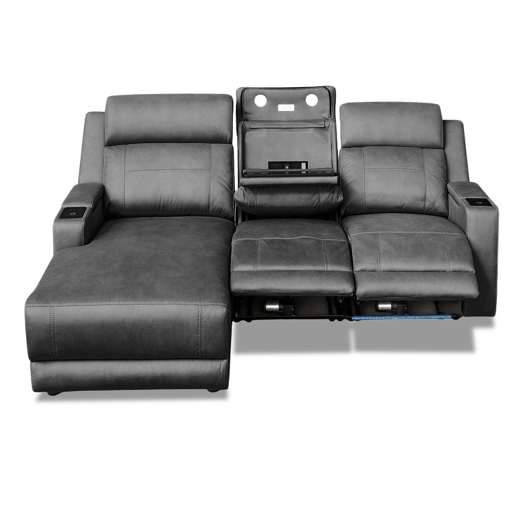 Quinn Recliner Chaise - Jet