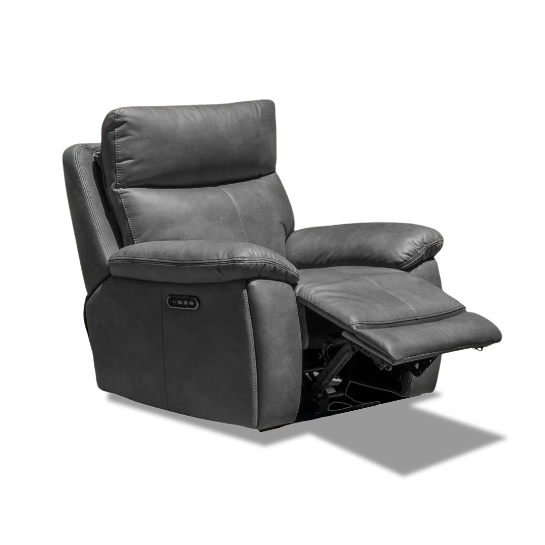 Redgate 1 Seater Triple Motor Electric Recliner  - Black