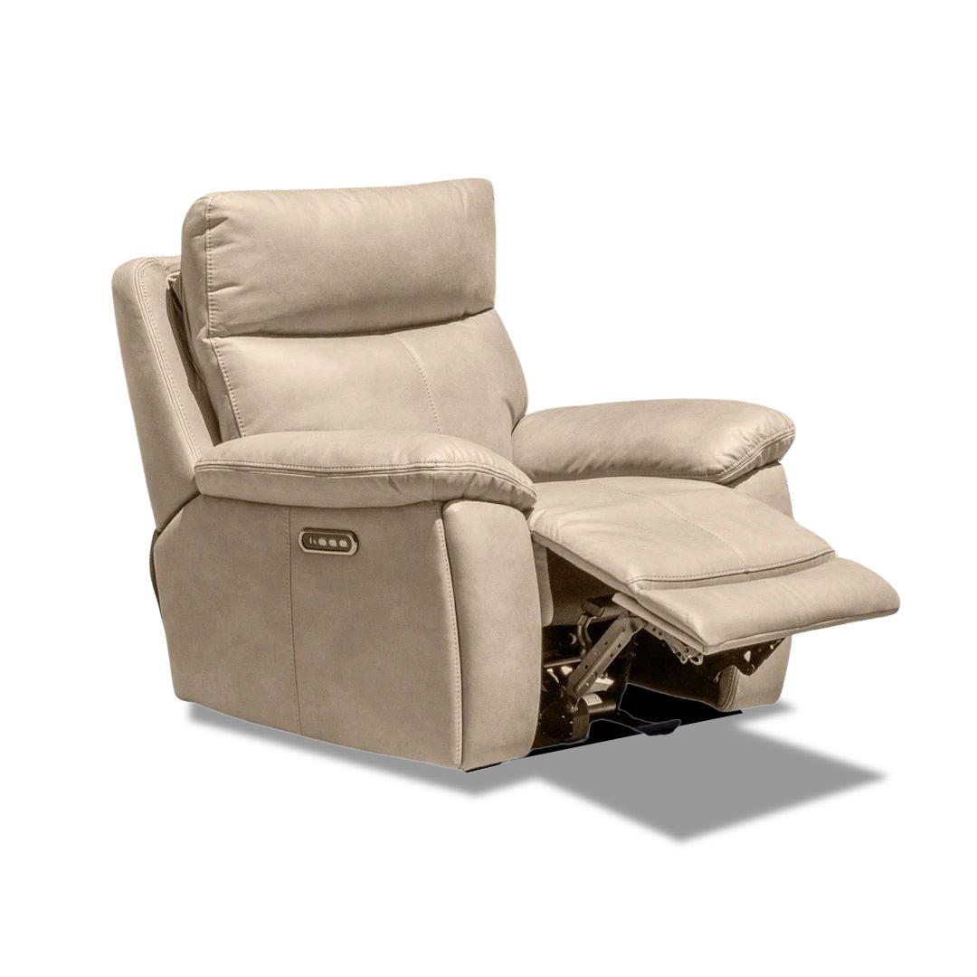 Redgate 1 Seater Triple Motor Electric Recliner  - Latte