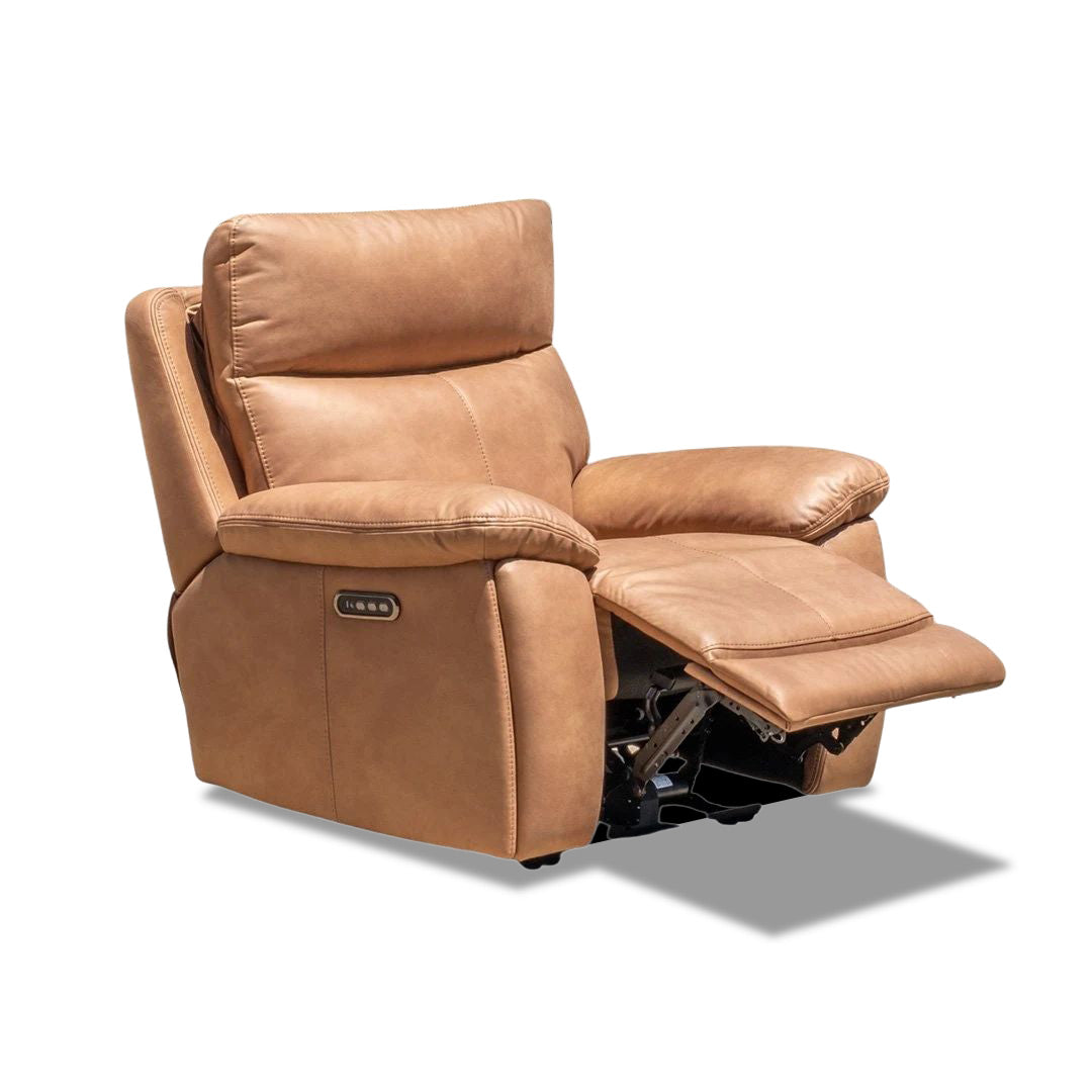 Redgate 1 Seater Triple Motor Electric Recliner - Tan