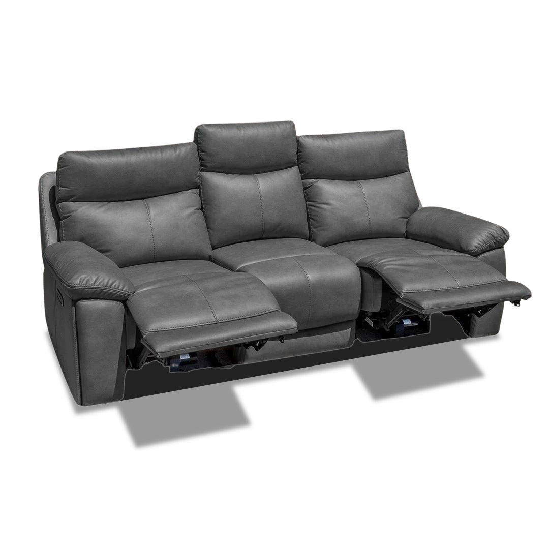 Redgate 3 Seater Triple Motor Electric Recliner - Black