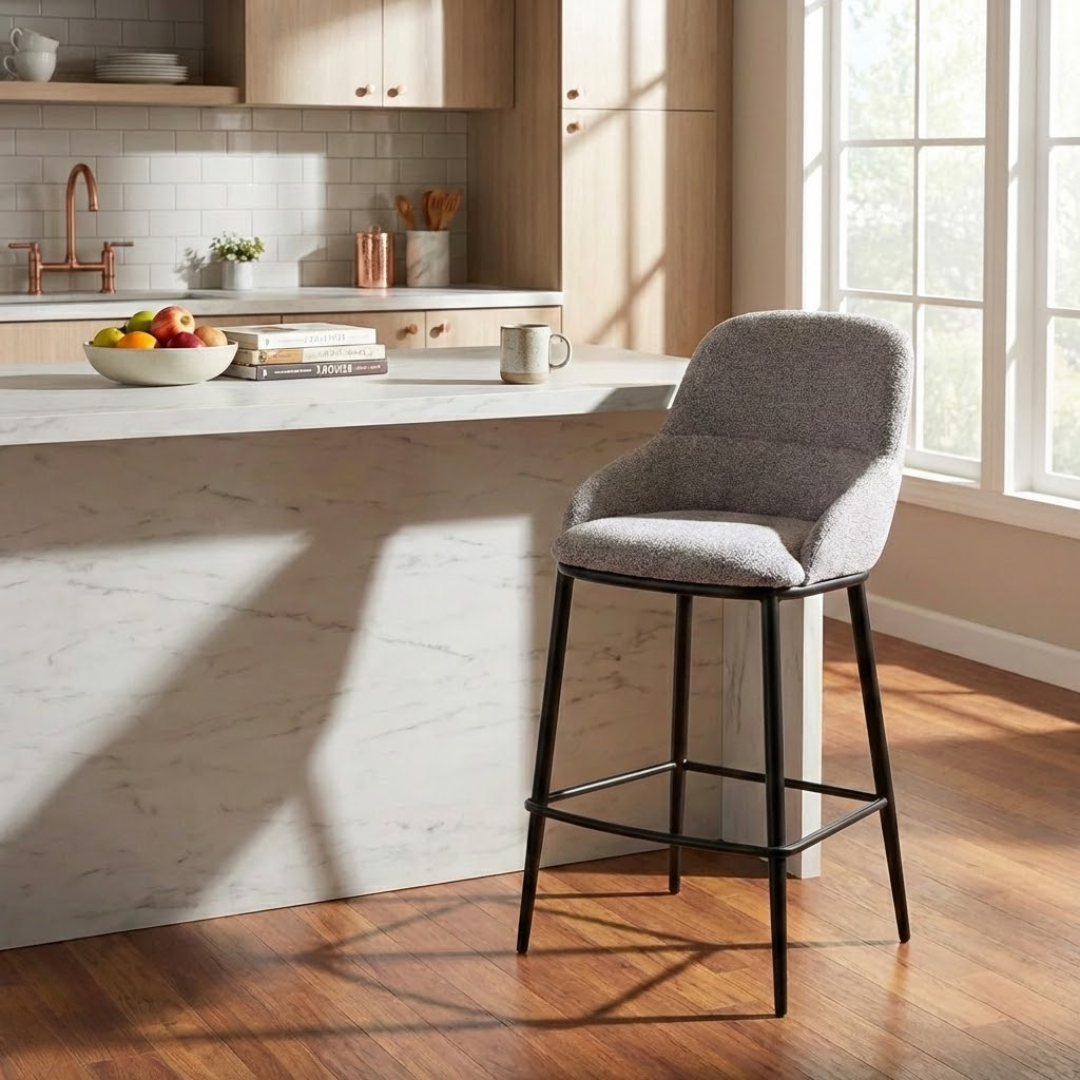 Ellery Barstool - Grey