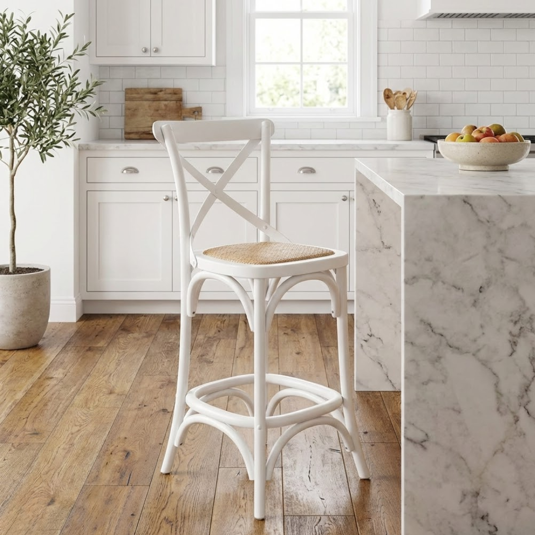 Provence Barstool - White