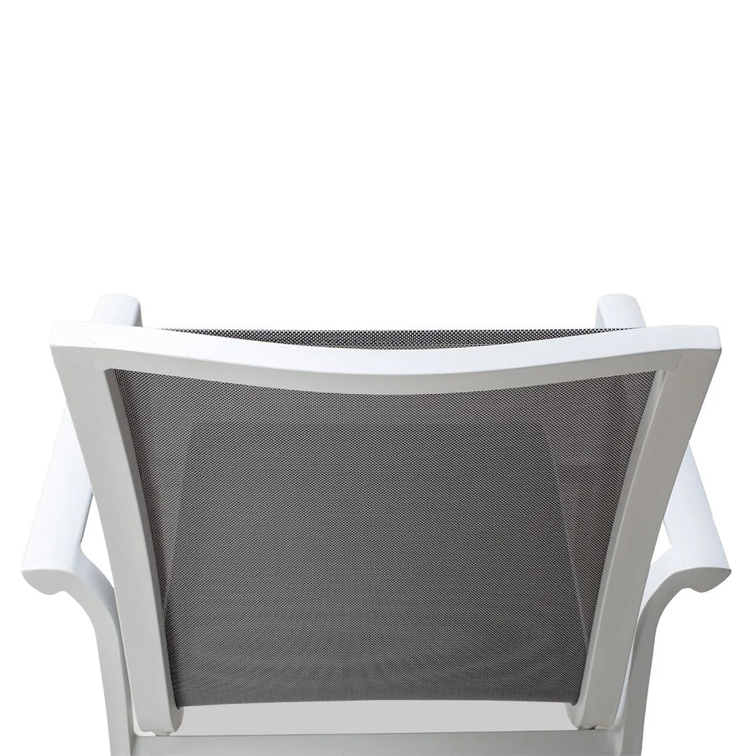 Ningaloo Ceramic 7 Piece Dining Suite - White