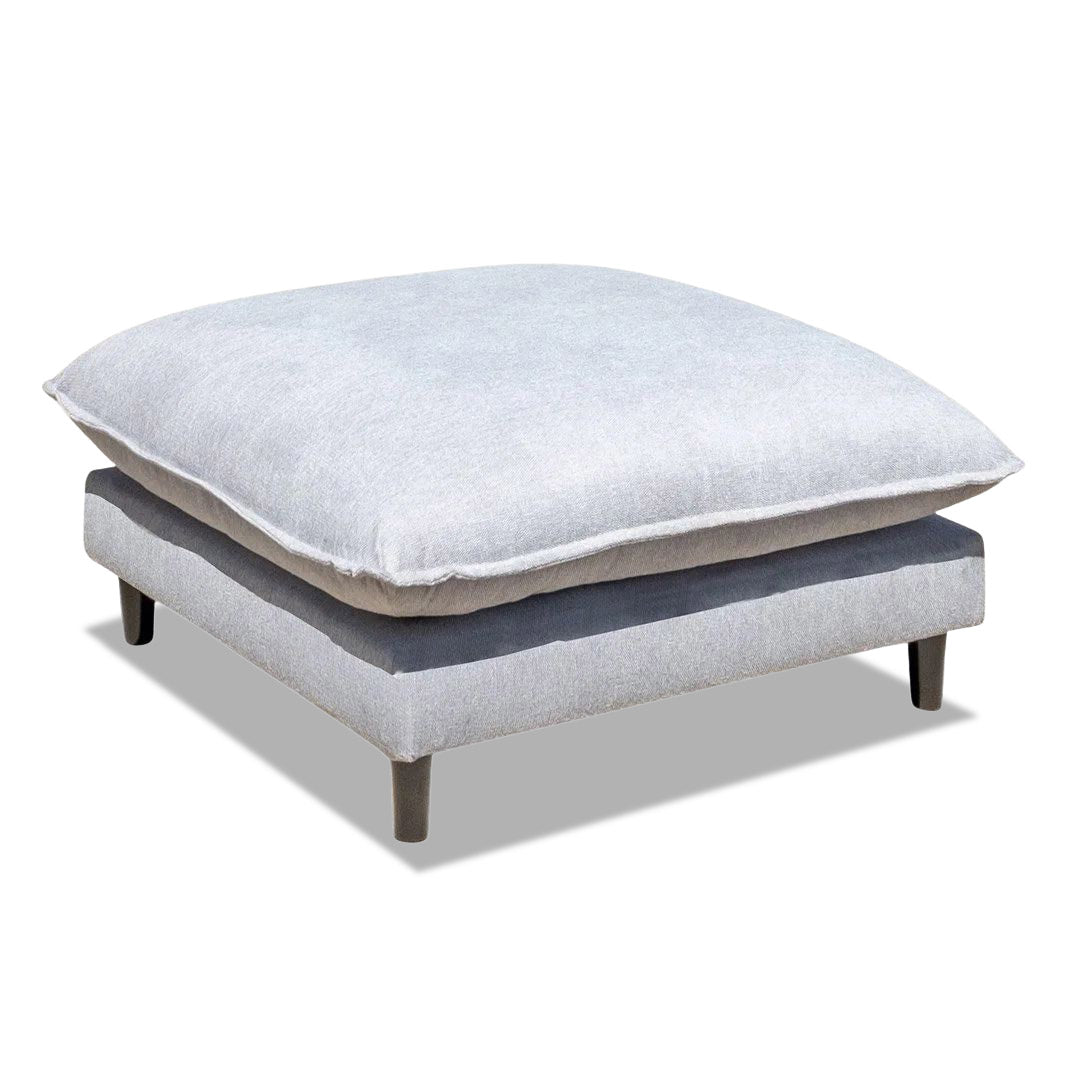 Santorini Ottoman - Light grey
