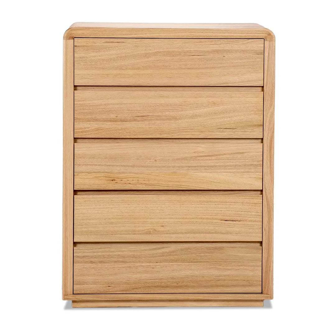 Serpentine Tallboy - 5 Drawer