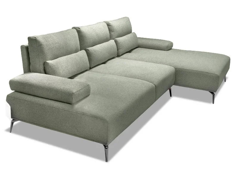 Solar 3 Seater Chaise - Green