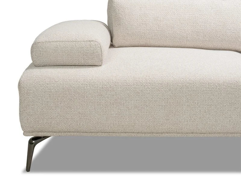 Solar 3 Seater Chaise - Latte