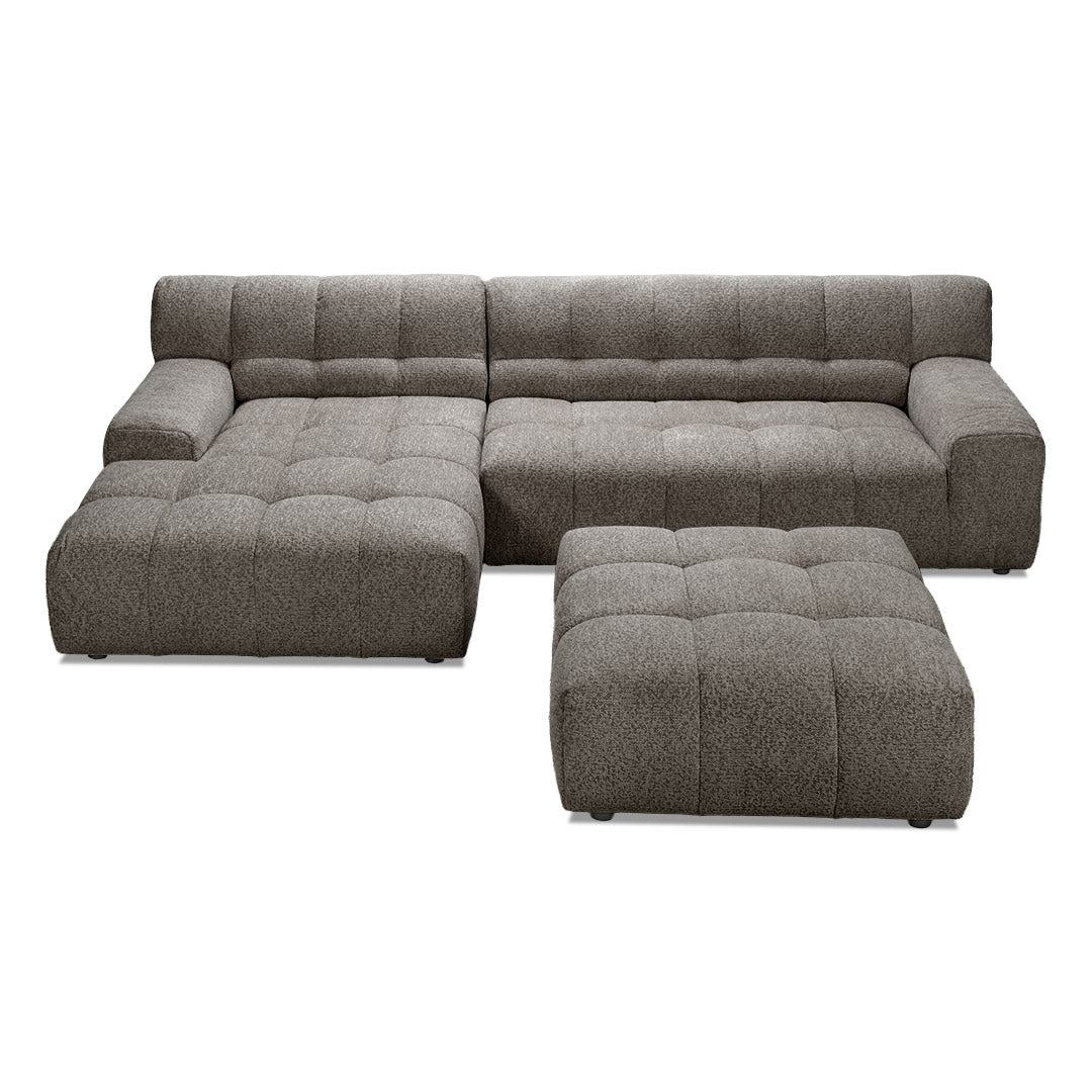Stellar 2.5 Seat with Chaise - Storm