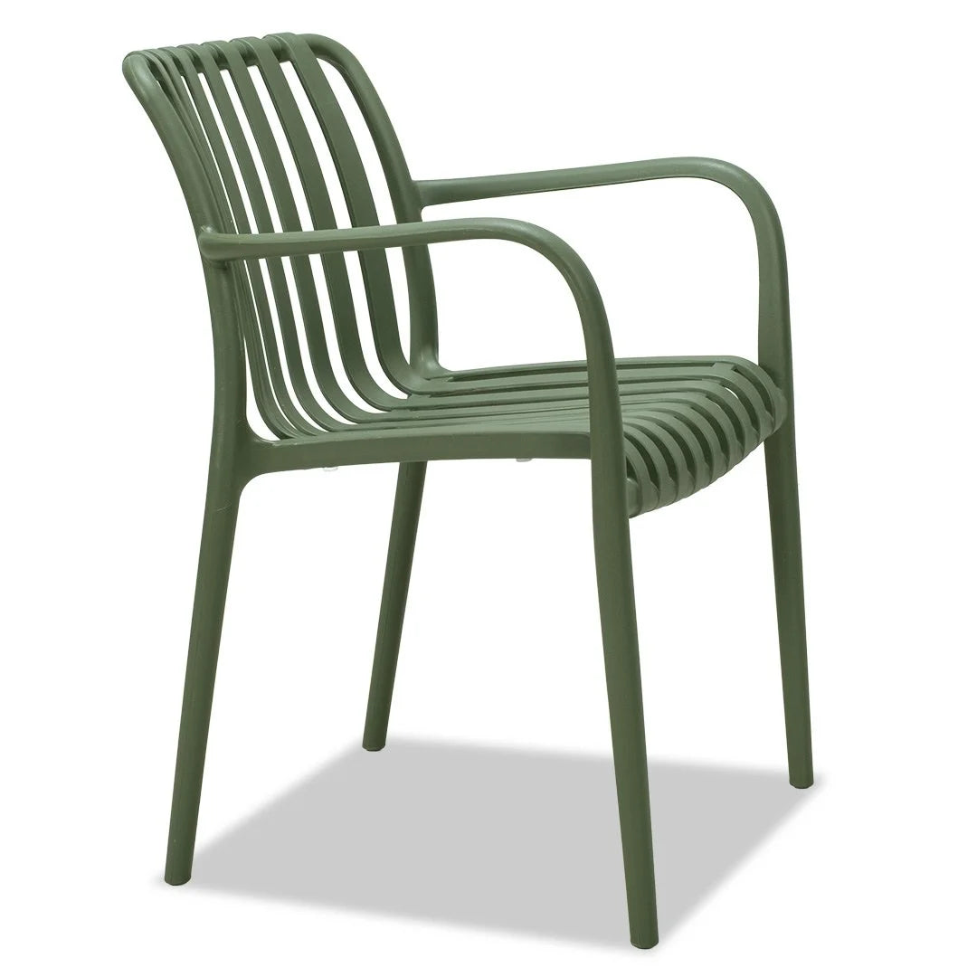 Surf Outdoor Dining Chair - Green