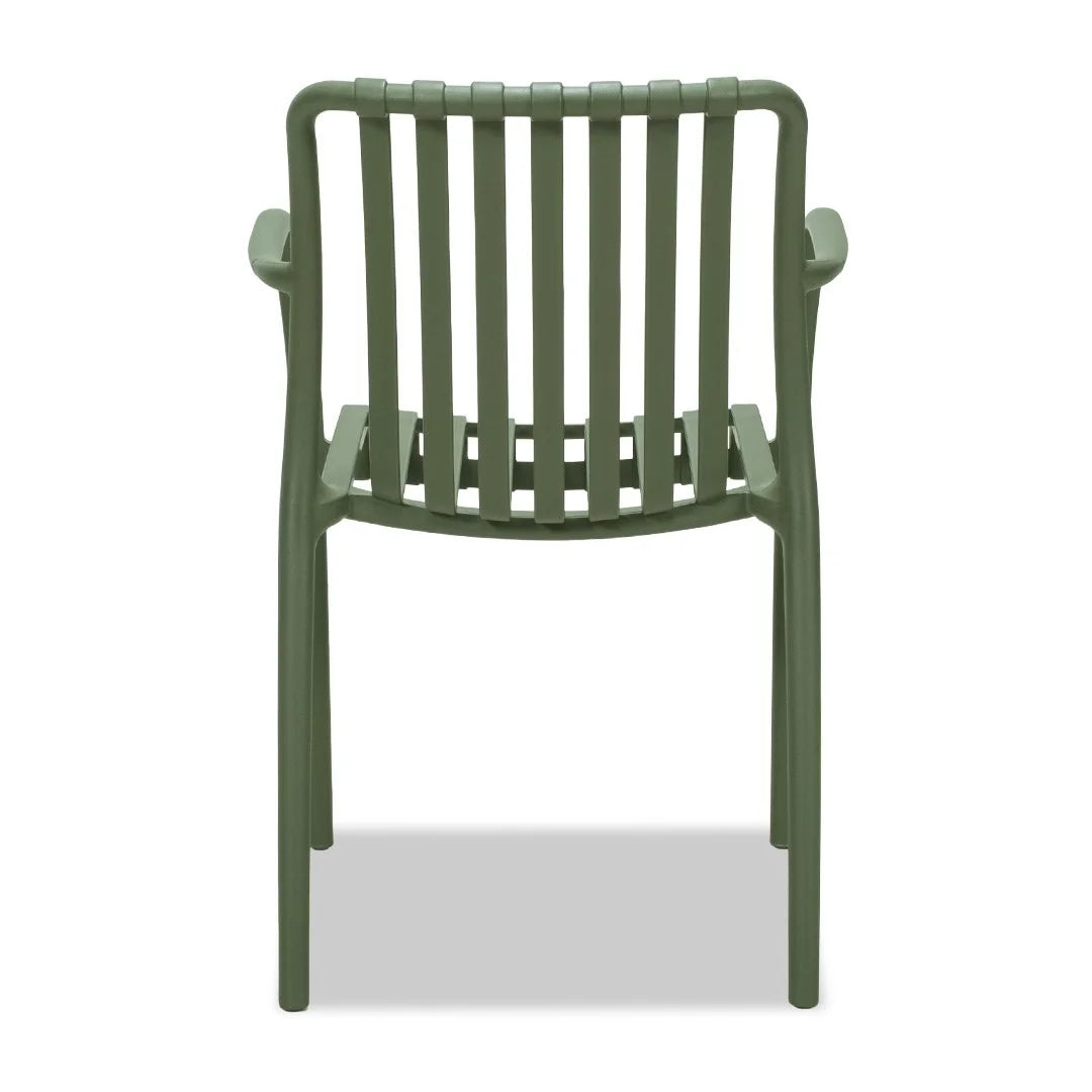 Surf Outdoor Dining Chair - Green