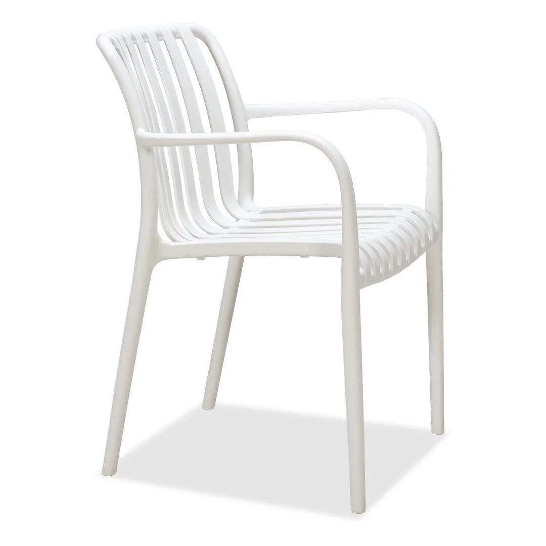 Surf Outdoor Dining Chair - White