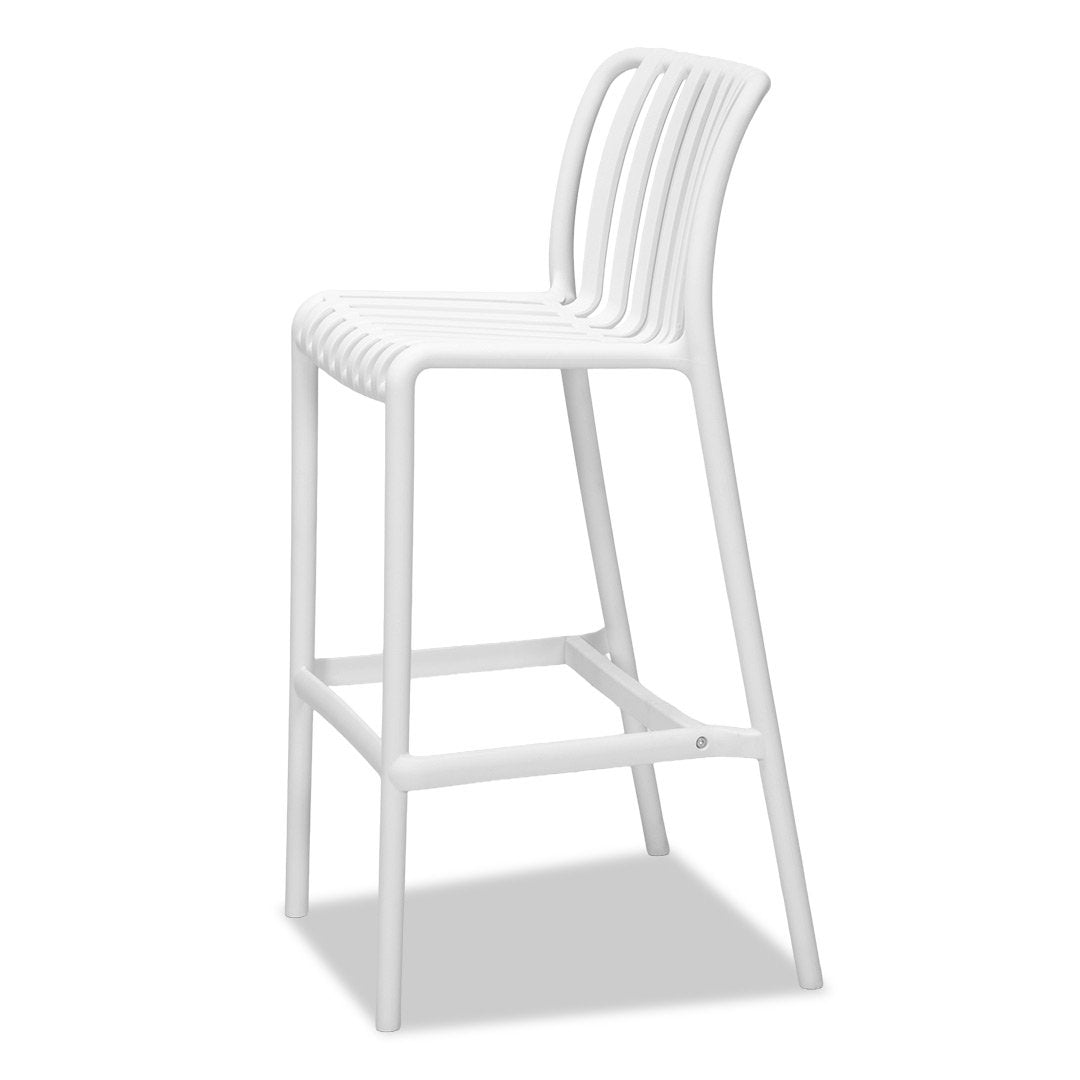 Surf Outdoor Barstool - White