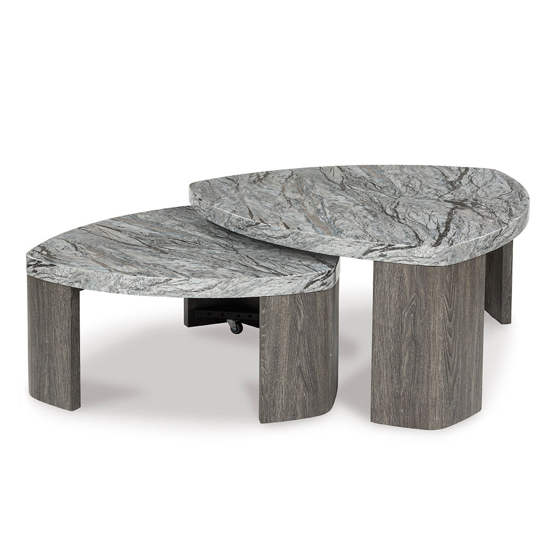 Surmour Stacked Cocktail Table