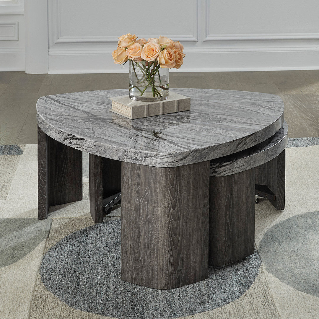 Surmour Stacked Cocktail Table