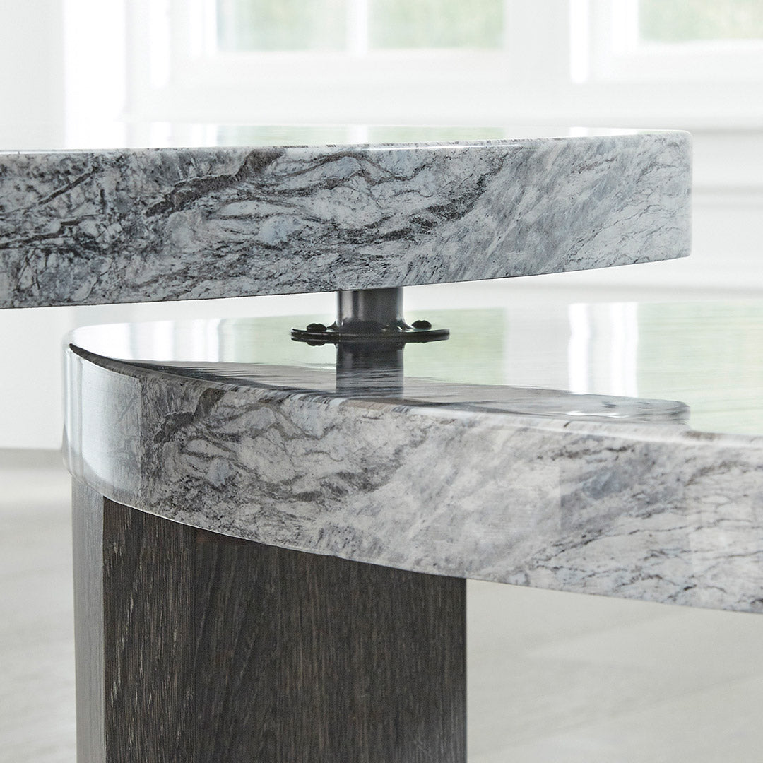 Surmour Stacked Cocktail Table