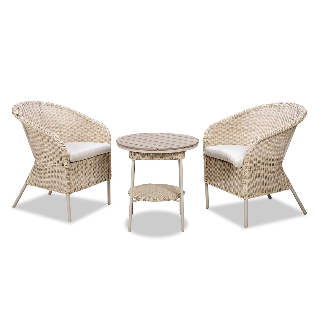 Tika 3 Piece Bistro Set