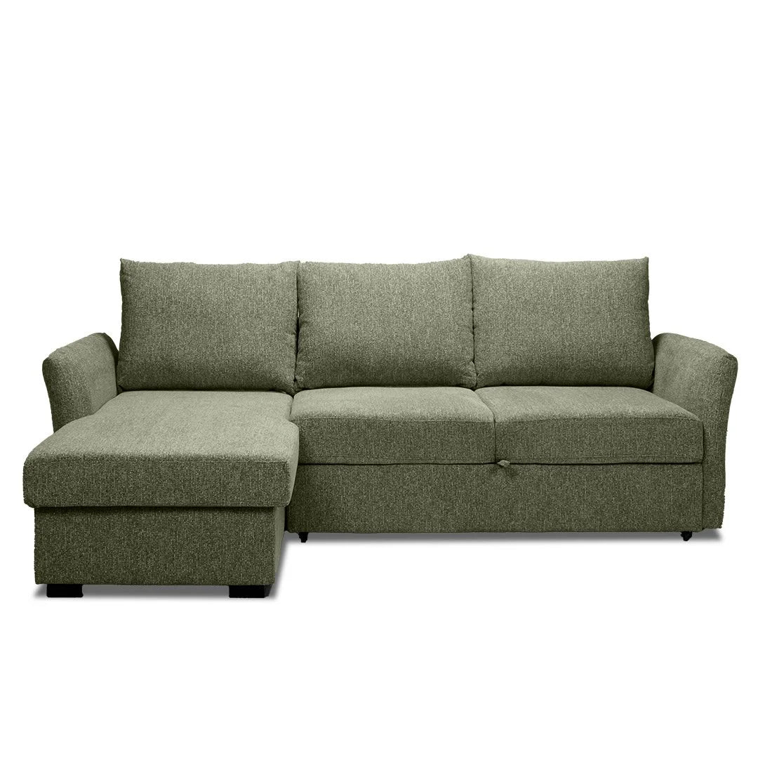 Time Pull Out Sofa Bed - Green