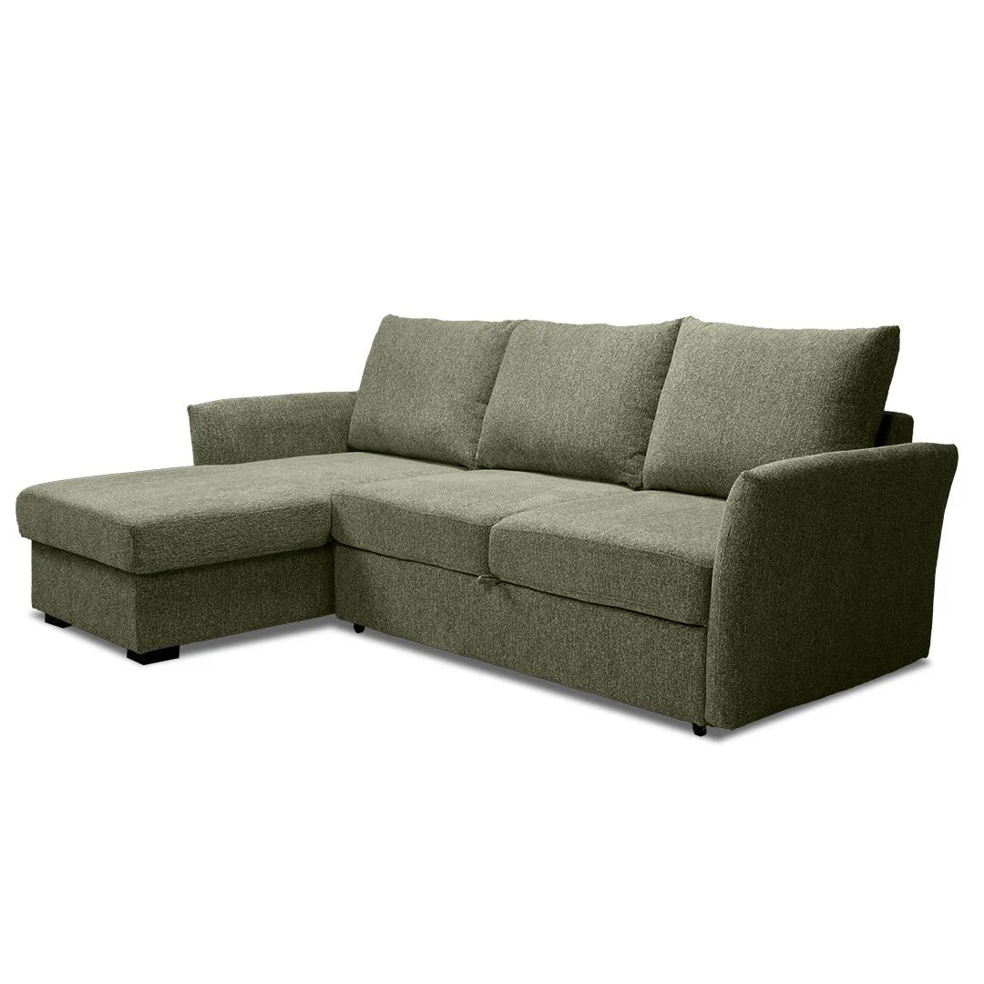 Time Pull Out Sofa Bed - Green
