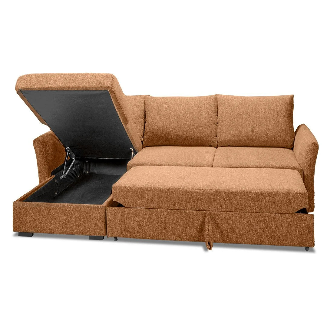 Time Pull Out Sofa Bed - Terracotta