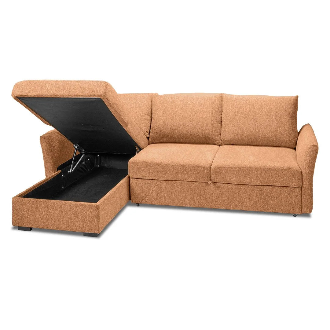 Time Pull Out Sofa Bed - Terracotta