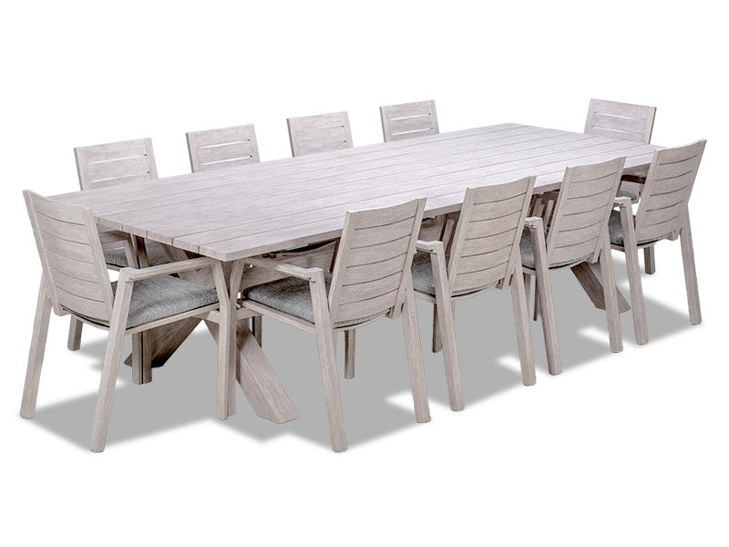 Tuscan 3m Outdoor Table + 10 Chairs