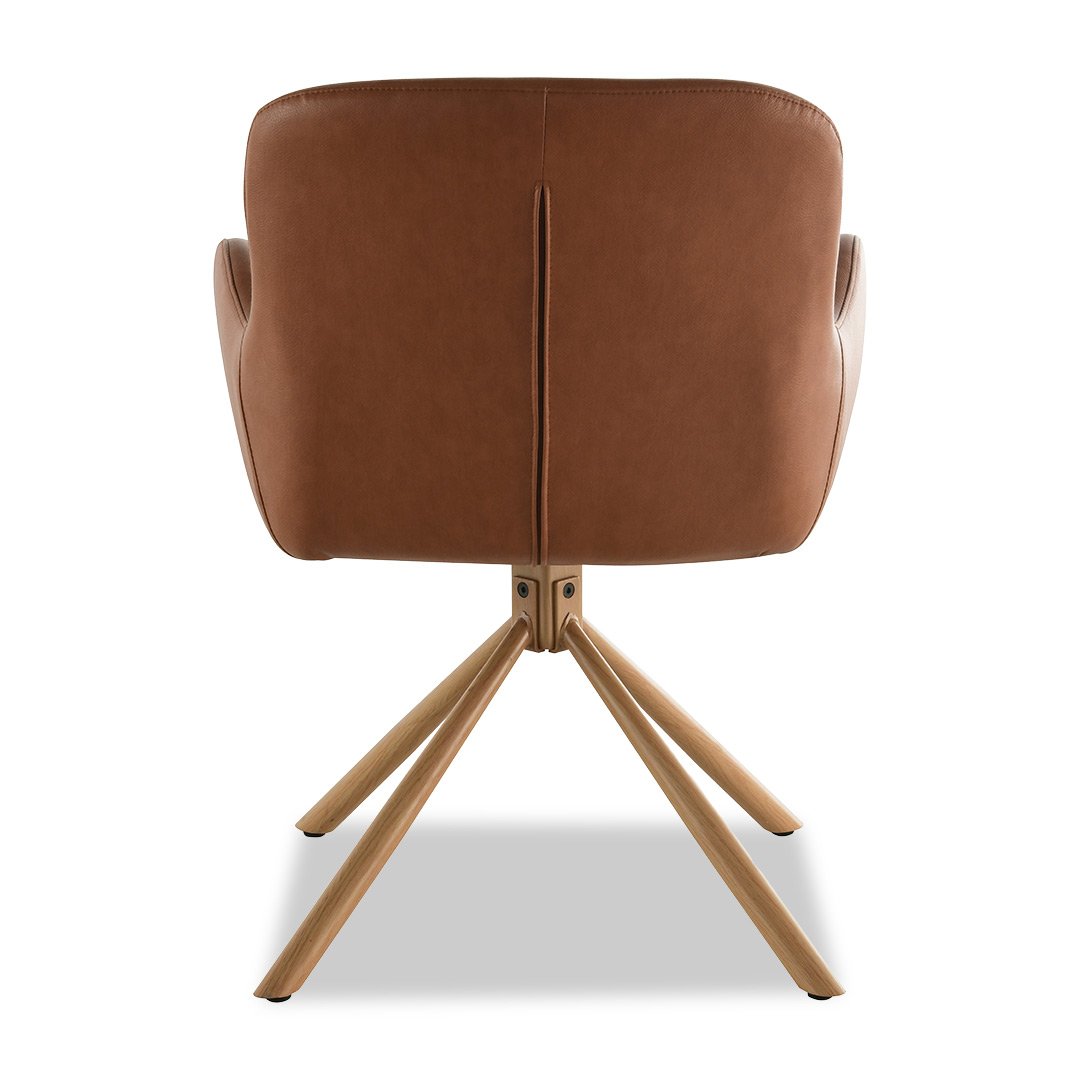 Amber Dining Chair - Brown (Light Leg)