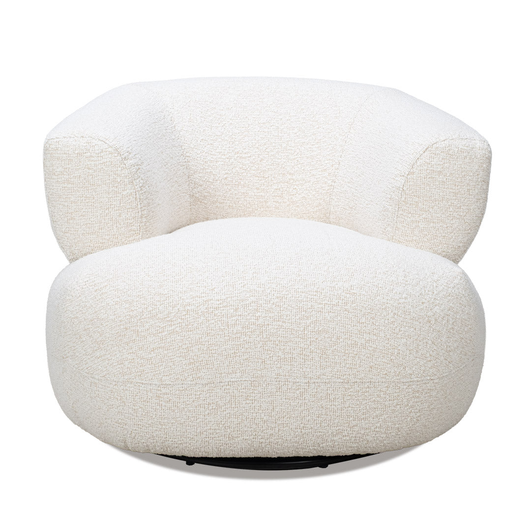 Zion Swivel Chair - Cream