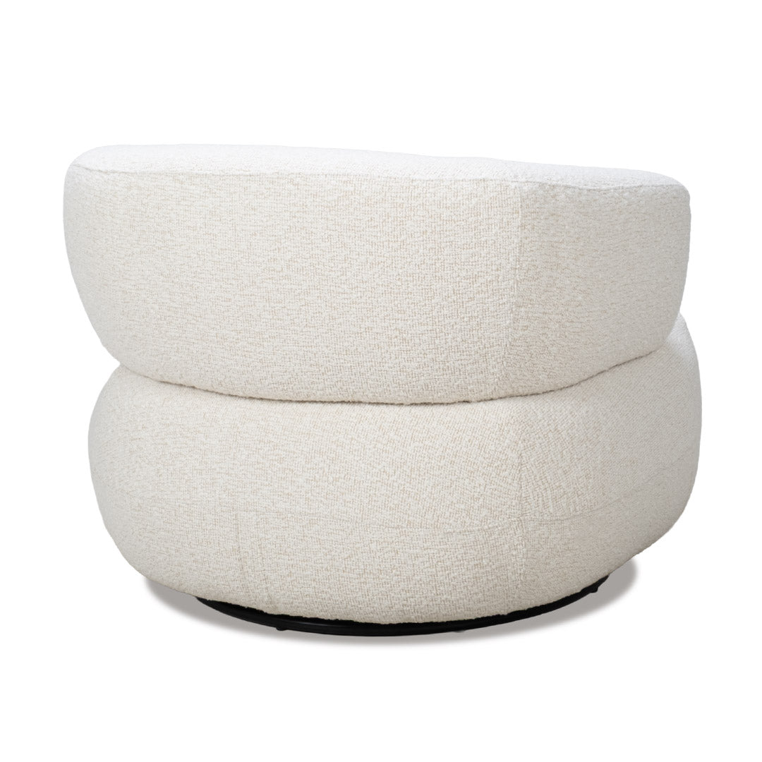 Zion Swivel Chair - Cream
