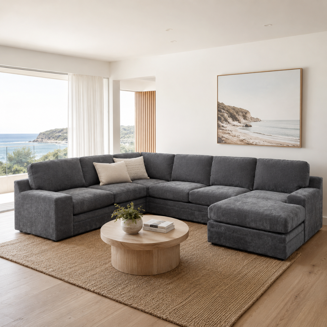 Amalfi Corner Modular - Charcoal