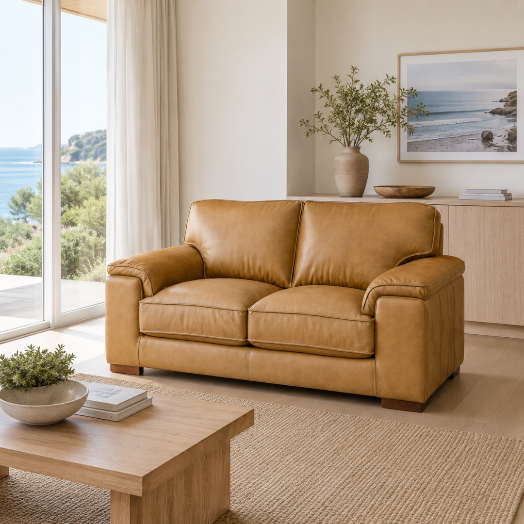 Barton 2 seater Tan