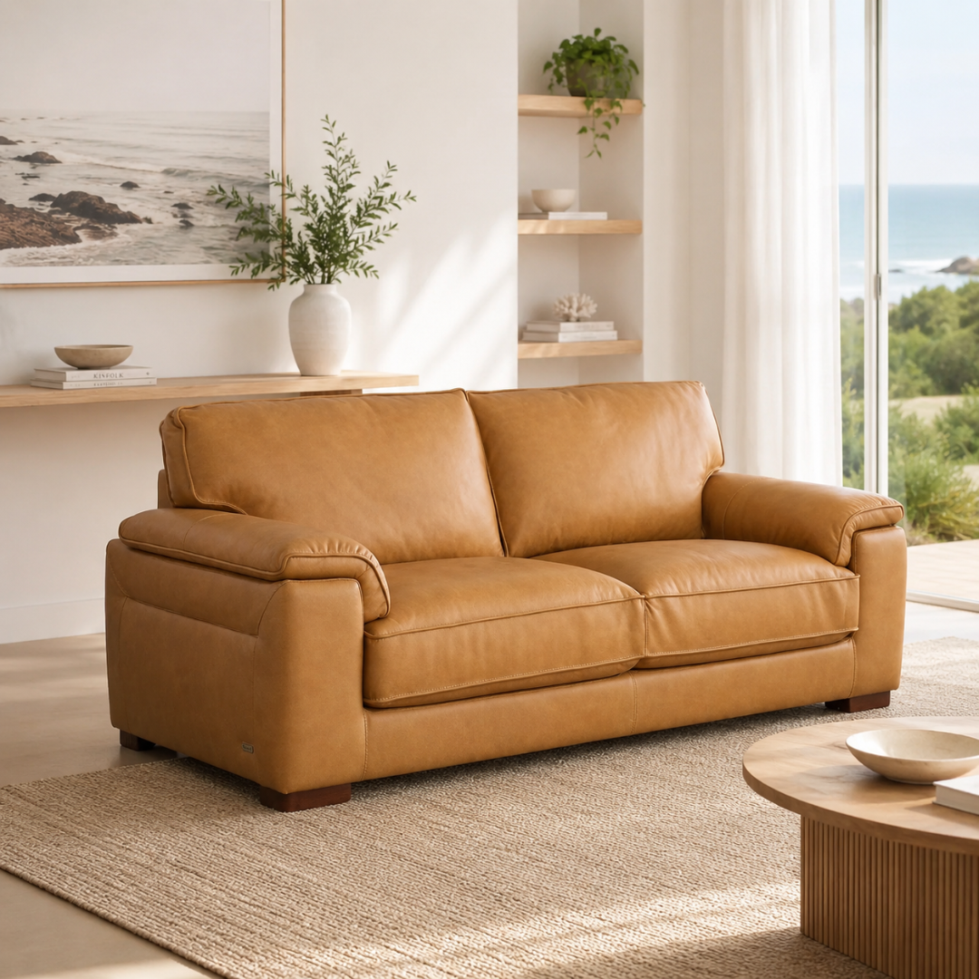 Barton 3 seater - Tan