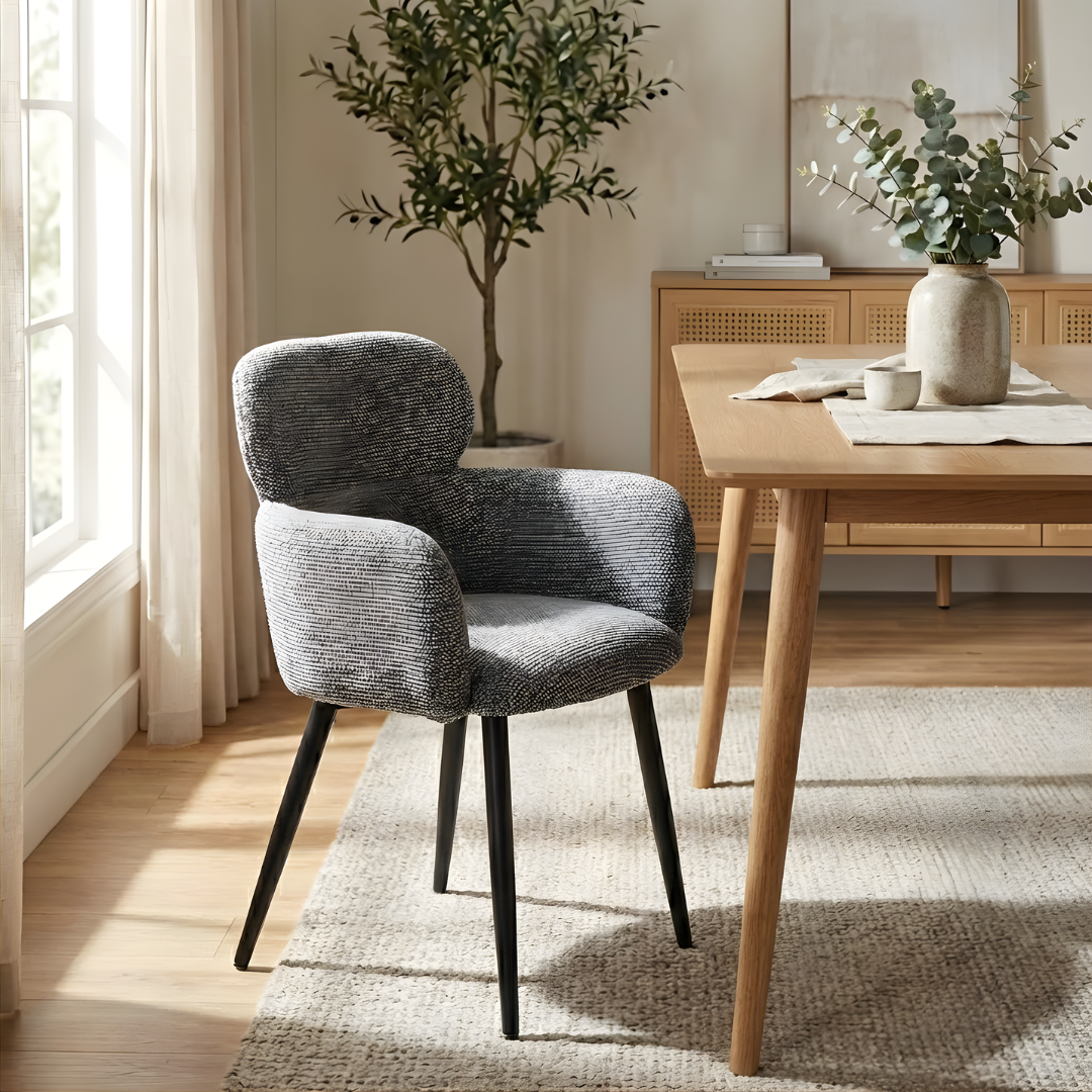 Enzo Dining Chair - Dark Grey