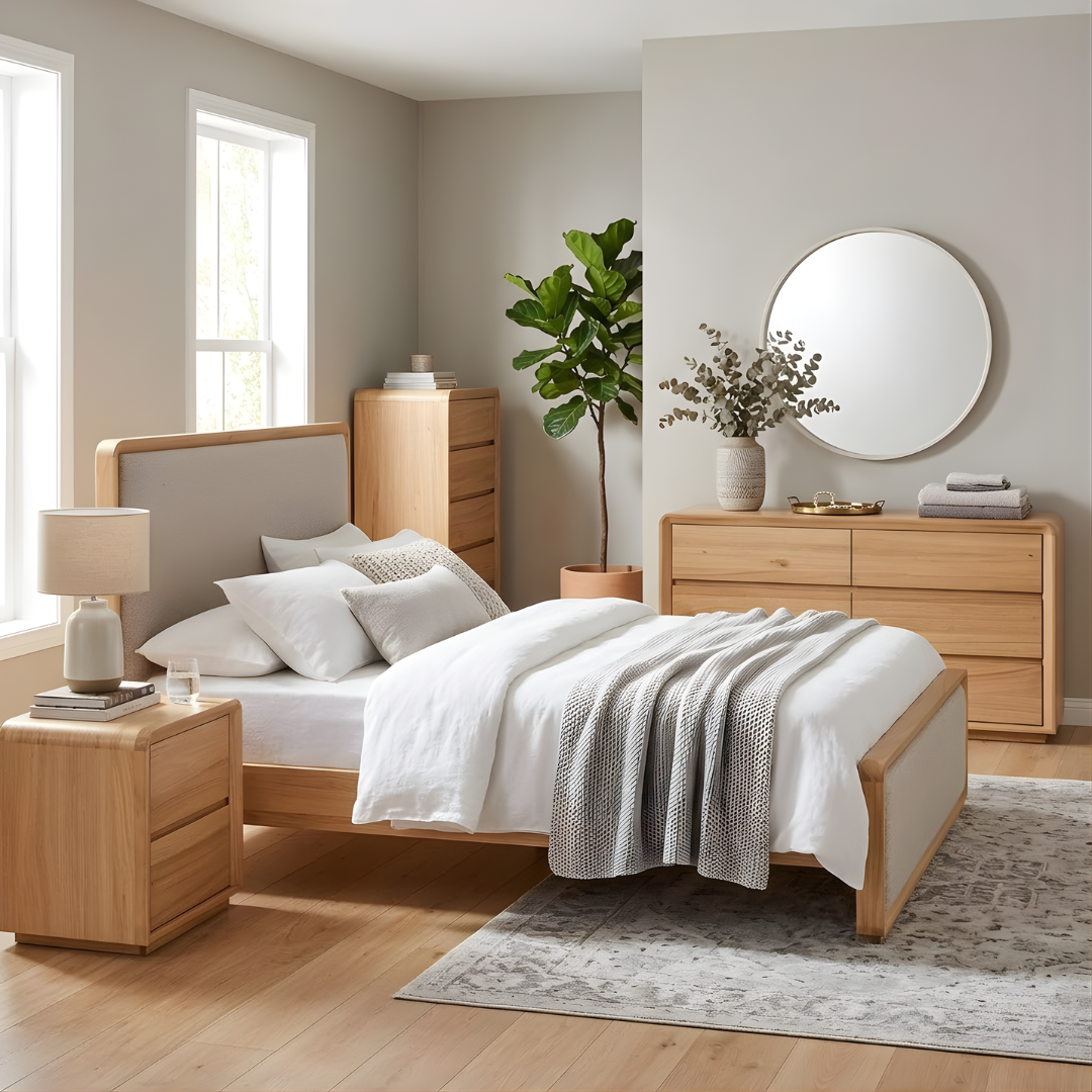 Serpentine Queen Bed